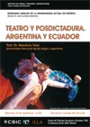 Cartel del seminario Seminario 'Análisis de la Dramaturgia Actual en Español (ADAE)': "Teatro y posdictadura. Argentina y Ecuador "