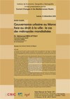 Cartel de la conferencia Conferencia: «Gouvernance urbaine au Maroc face au droit à la ville: le cas des métropoles mondialisées»