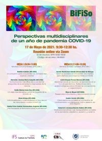 Jornada "Perspectivas multidisciplinares de un año de pandemia COVID-19" Jornada "Perspectivas multidisciplinares de un año de pandemia COVID-19"