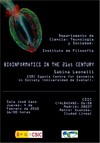 Cartel del seminario Seminario 'Ciencia, Tecnología y Sociedad': «Bioinformatics in the 21st. Century»