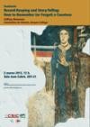 Seminario: "Record-Keeping and Story-Telling Seminario: "Record-Keeping and Story-Telling: How to Remember (or Forget) a Countess"