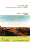 Cartel del seminario Seminario: "La pérdida del Brasil holandés, 1635-1661"