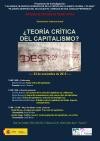 Seminario Internacional "¿Teoría crítica del capitalismo?" Seminario Internacional "¿Teoría crítica del capitalismo?"