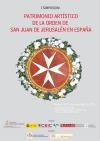 Cartel del simposium I Simposium sobre el Patrimonio Artístico de la Orden de San Juan de Jerusalén en España