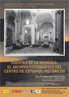 Seminario Cultura Visual: "Fuentes de la memoria: El archivo fotográfico del Cen Seminario Cultura Visual: "Fuentes de la memoria: El archivo fotográfico del Centro de Estudios Históricos"