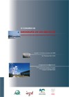 Cartel del congreso IV Congreso de Geografía de los Servicios