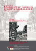 Cartel del curso Curso de Postgrado: "Experiencia estética y trascendencia en el arte y la filosofía del siglo XX"
