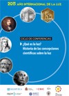 Cartel de la conferencia Conferencia 'Teorías de la luz y el color en la Época de las Luces: de Newton a Goethe'