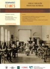 Cartel del seminario Seminario CEIMES. Ciencia y Educación. Perspectivas Históricas