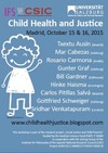 Cartel del evento Workshop on Child Health and Justice