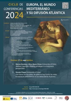 Ciclo de Conferencias 2024 «Europa, el mundo mediterráneo y su difusión atlántica» Ciclo de Conferencias 2024 «Europa, el mundo mediterráneo y su difusión atlántica»