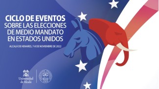 Cartel del evento Mesa redonda "Administración Trump y el futuro del partido republicano". Presentación del libro "Trump. Breve historia de una presidencia singular"
