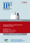 Seminarios del IPP: “Contextual effects on political behaviour: Longitudinal evi Seminario IPP: “Contextual effects on political behaviour: Longitudinal evidence”