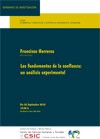 Cartel del seminario Seminario CIP: "Los fundamentos de la confianza: un análisis experimental"