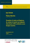 Cartel del seminario Seminario CIP: "Perceptions of society and Happiness. An analysis of material and subjective determinants of life satisfaction across European countries"