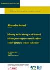 Cartel del seminario Seminarios CIP: "Solidarity, burden-sharing or self-interest? Debating the European Financial Stability Facility (EFSF) in national Parliaments"
