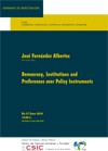 Cartel del seminario Seminario CIP: "Democracy, Institutions, and Preferences over Policy Instruments"
