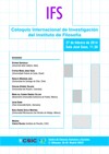 Cartel del coloquio Coloquio Internacional Investigación del Instituto de Filosofía