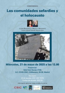 Conferencia "Las comunidades sefardíes y el holocausto" Conferencia "Las comunidades sefardíes y el holocausto"
