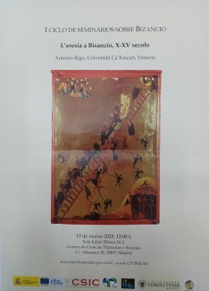 I ciclo de seminarios sobre Bizancio: "L'eresia a Bisanzio, X-XV secolo" I ciclo de seminarios sobre Bizancio: "L'eresia a Bisanzio, X-XV secolo"