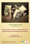 Cartel de la conferencia Conferencia "Cuando los datos se oponen a la rutina: el ejemplo de la historia de los grupos consonánticos cultos en español"