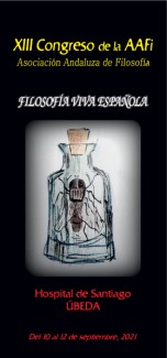 Cartel del congreso XIII Congreso de la Asociación Andaluza de Filosofía (AAFi)