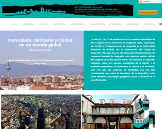 XXV Congreso de la AGE. 50 años de congresos de Geografía. Naturaleza, territorio y ciudad en un mundo global XXV Congreso de la AGE. 50 años de congresos de Geografía. Naturaleza, territorio y ciudad en un mundo global