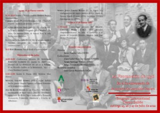 Congreso Internacional "La promoción del 36. En el 60 aniversario de la muerte de Leopoldo Panero" Congreso Internacional "La promoción del 36. En el 60 aniversario de la muerte de Leopoldo Panero"