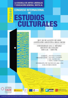 Cartel del congreso Primer Congreso Internacional de Estudios Culturales (CIEC 2019)
