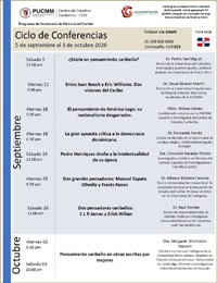 Cartel del ciclo Ciclo de conferencias de Historia del Caribe