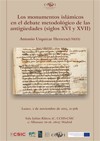 Cartel del seminario Seminario CORPI: "Los monumentos islámicos en el debate metodológico de las antigüedades (siglos XVI y XVII)"