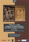 Cartel del seminario Seminario CORPI: "Memoria y olvido. Imágenes de lamento fúnebre de la Grecia Antigua a El Greco"
