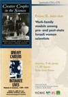 Cartel del seminario Seminario CTG y CTS: "Work-Family models among pre- and post-state Israeli women scientists"