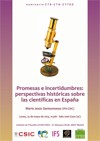 Cartel del seminario Seminario CTS-CTG-CYTED: "Promesas e incertidumbres: perspectivas históricas sobre las científicas en España"