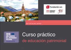 Cartel del curso Curso práctico de educación patrimonial