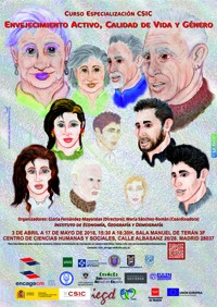 Cartel del curso Curso de posgrado y especialización: "Envejecimiento activo, calidad de vida y género"