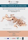 Cartel del curso Curso de posgrado "Historia y Filosofía de las Emociones"