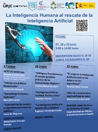 Cartel del curso Curso de verano "La inteligencia humana al rescate de la inteligencia artificial"