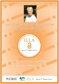 Conferencia Los datos abiertos y las humanidades: gestión y visibilización Conferencia Los datos abiertos y las humanidades: gestión y visibilización