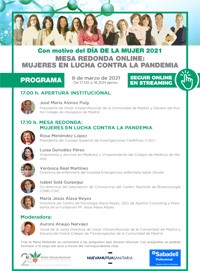 Mesa Redonda “Mujeres en lucha contra la pandemia” Mesa Redonda “Mujeres en lucha contra la pandemia”