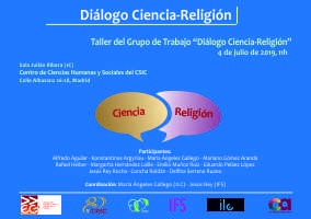 Cartel Taller "Diálogo Ciencia-Religión"