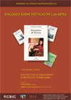 Cartel del seminario Seminario de Jóvenes Investigadores ILLA. Diálogos sobre poéticas de las artes: "Diálogo con el pensamiento narrativo de Andrés Barba"