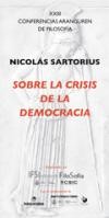 Cartel de la Conferencia XXIII Conferencias Aranguren de Filosofía. "Sobre la crisis de la democracia"