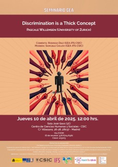 Seminario GEA: "Discrimination is a Thick Concept" Seminario GEA: "Discrimination is a Thick Concept"