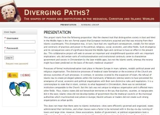 Diverging paths? The shapes and institutions in the medieval Christian and Islamic worlds Diverging paths? The shapes and institutions in the medieval Christian and Islamic worlds