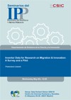 Seminarios del IPP: "Inventor Data for Research on Migration & Innovation: A Sur Seminario IPP: "Inventor Data for Research on Migration & Innovation: A Survey and a Pilot"