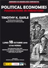 Cartel del seminario Seminarios de Arqueología Comparativa: "Political Economies. Foundations in Prehistory"