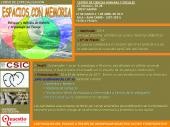 Cartel del curso Curso de Especialización "Espacios con Memoria. Enfoques y Métodos en Historía y Arqueología del Paisaje "