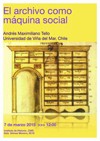 Cartel del seminario Seminario "El Archivo como Máquina Social"