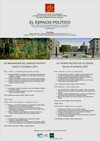 Cartel-programa del evento Simposio "El espacio político"